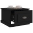 Mesa de centro madera contrachapada negra 50x50x35