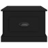 Mesa de centro madera contrachapada negra 50x50x35