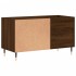 Mueble de discos madera de ingeniería marrón roble 85x38x48