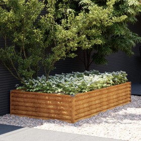 Jardinera acero corten 195x100x36