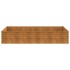 Jardinera acero corten 195x100x36