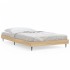 Estructura de cama sin colchón madera roble Sonoma 100x200