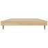 Estructura de cama sin colchón madera roble Sonoma 100x200