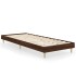 Estructura de cama sin colchón madera marrón roble 75x190