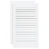 Puerta de armario lamas 2 uds madera pino blanco 69x39,4