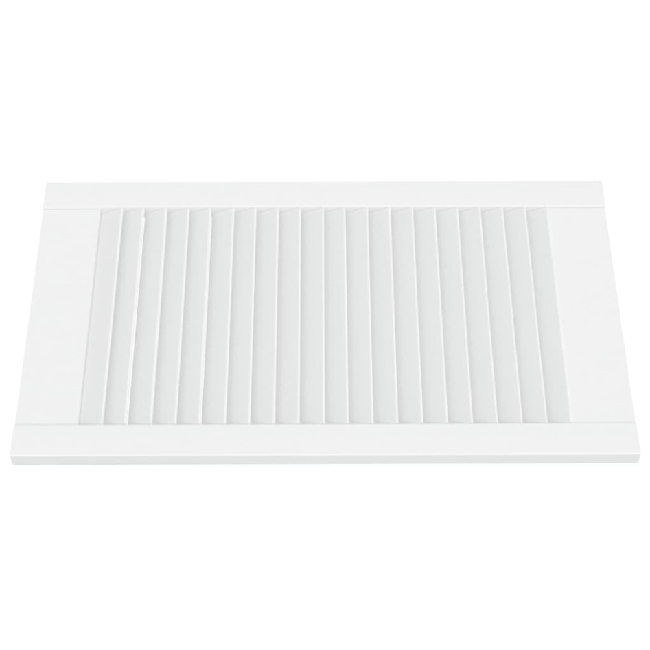 Puerta de armario lamas 2 uds madera pino blanco 69x39,4