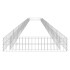 Arriate de gaviones de acero galvanizado 800x100x20