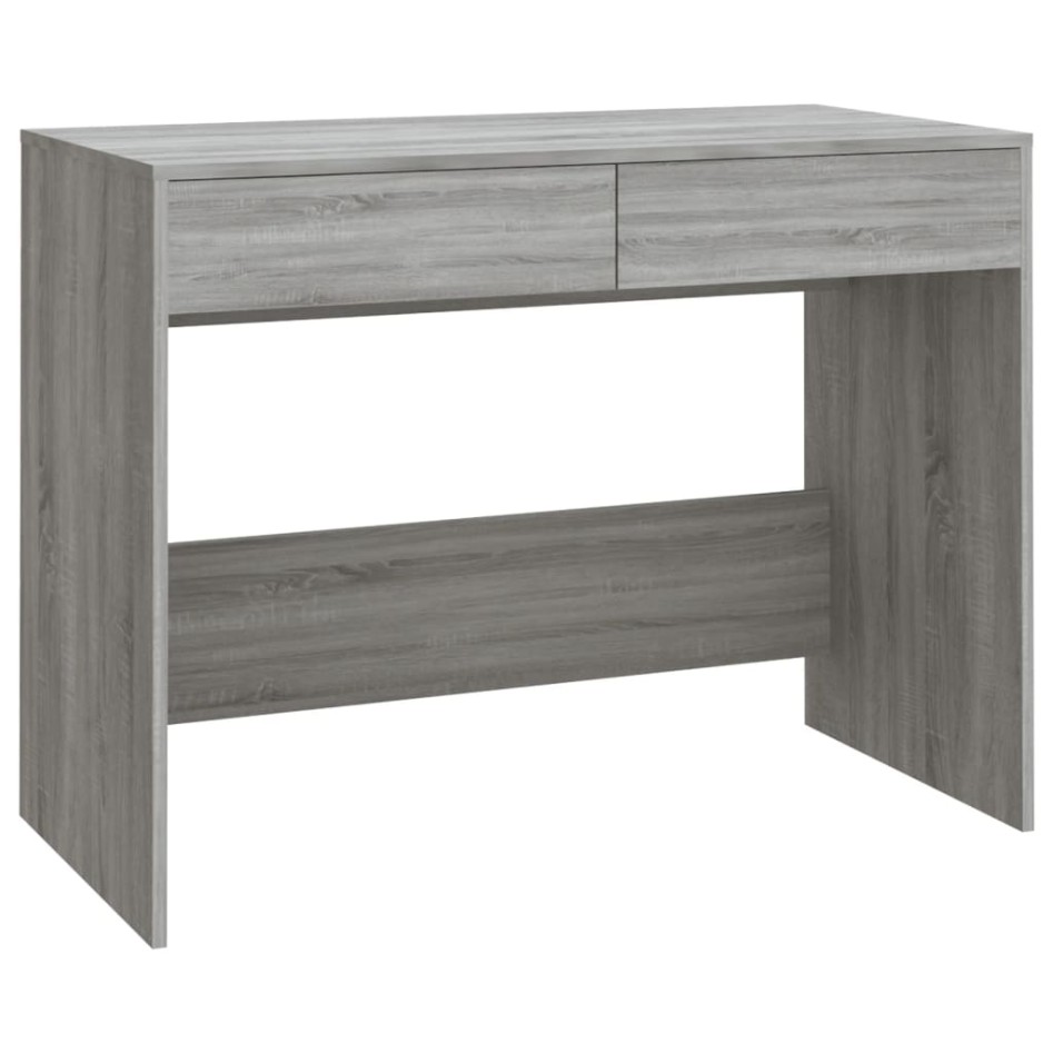 Escritorio de madera de ingeniería gris Sonoma 101x50x76,5