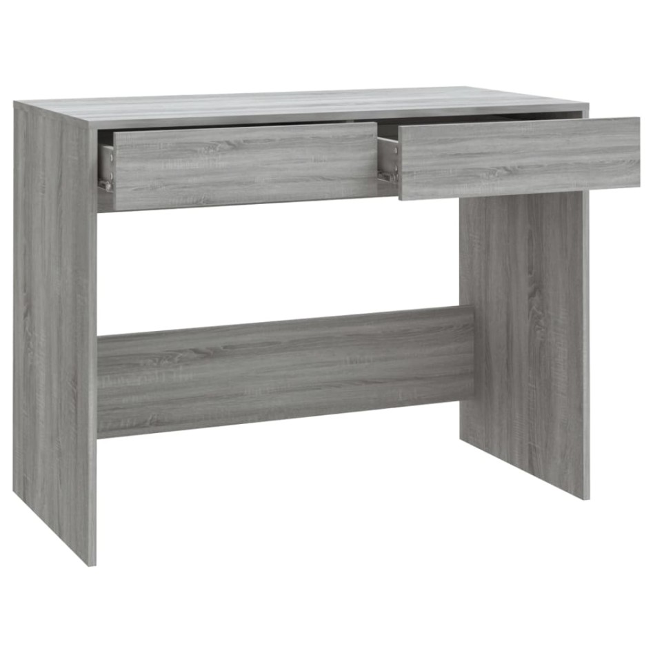 Escritorio de madera de ingeniería gris Sonoma 101x50x76,5