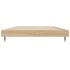 Estructura de cama sin colchón madera roble Sonoma 100x200