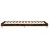 Estructura de cama sin colchón madera roble ahumado 100x200