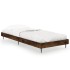 Estructura cama sin colchón madera roble ahumado 75x190