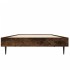 Estructura cama sin colchón madera roble ahumado 75x190