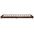 Estructura cama sin colchón madera roble ahumado 75x190