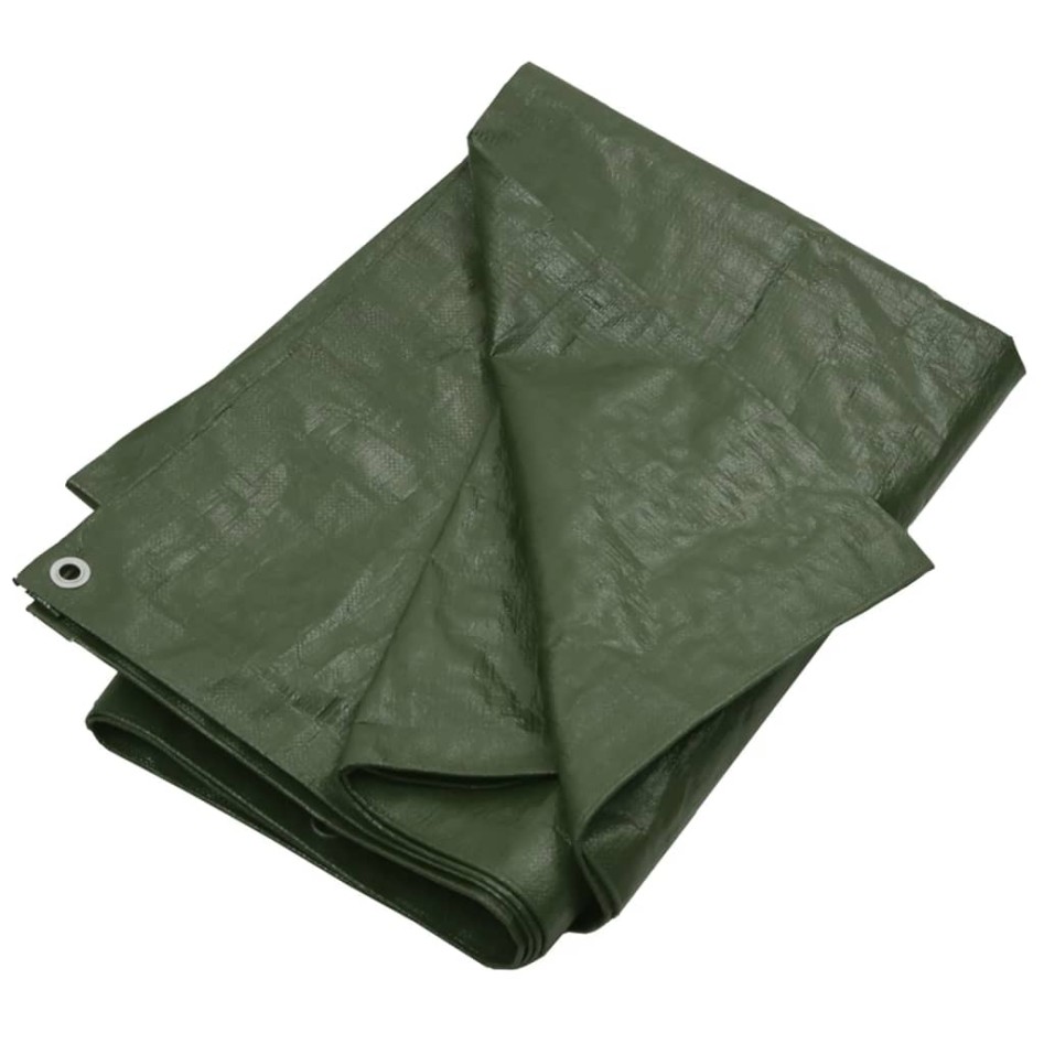 Lona HDPE verde 180 g/m² 6x10