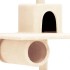 Rascador para gatos con postes de sisal color crema 168