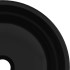 Lavabo de vidrio templado negro 35x12