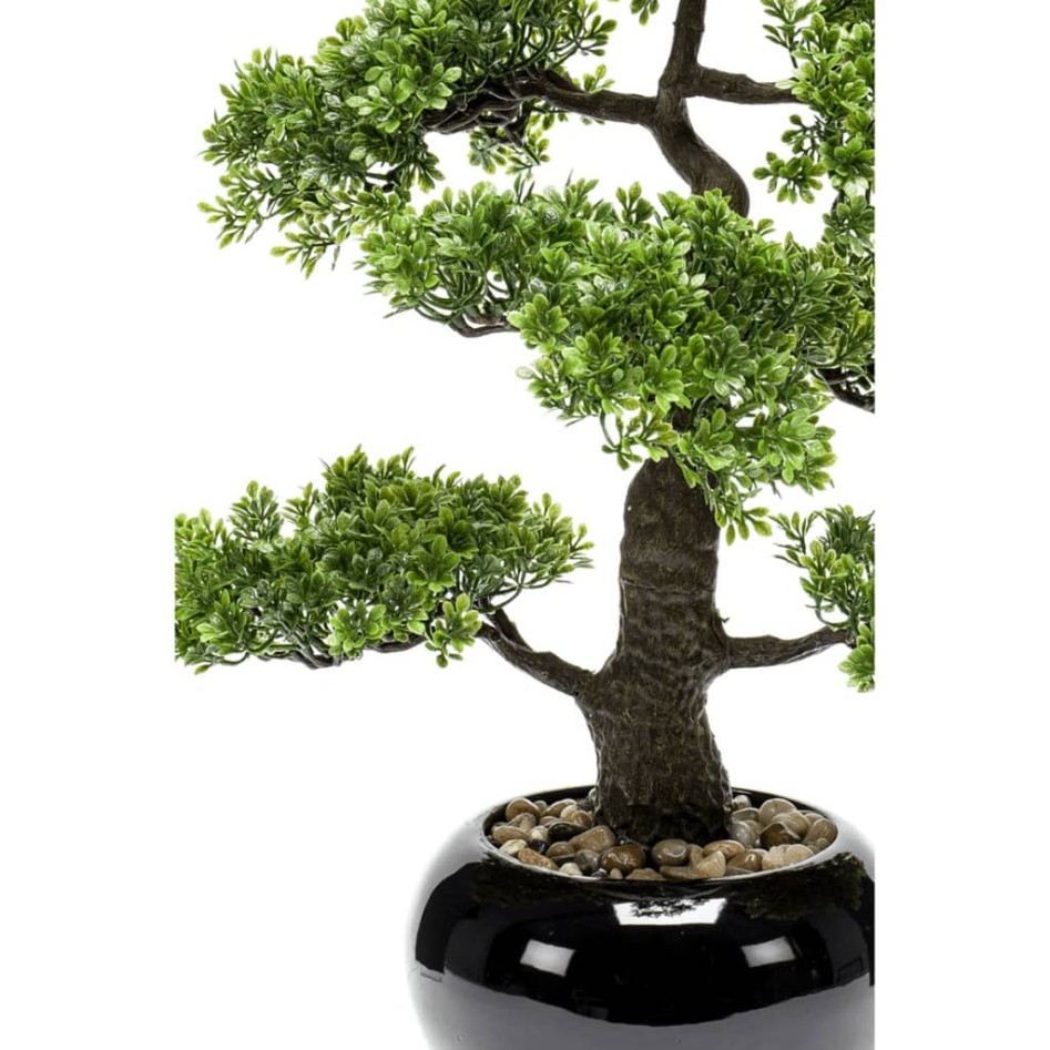 Emerald Mini bonsai artificial Ficus verde 47 cm