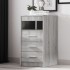 Cajonera de madera contrachapada gris Sonoma 40x50x76
