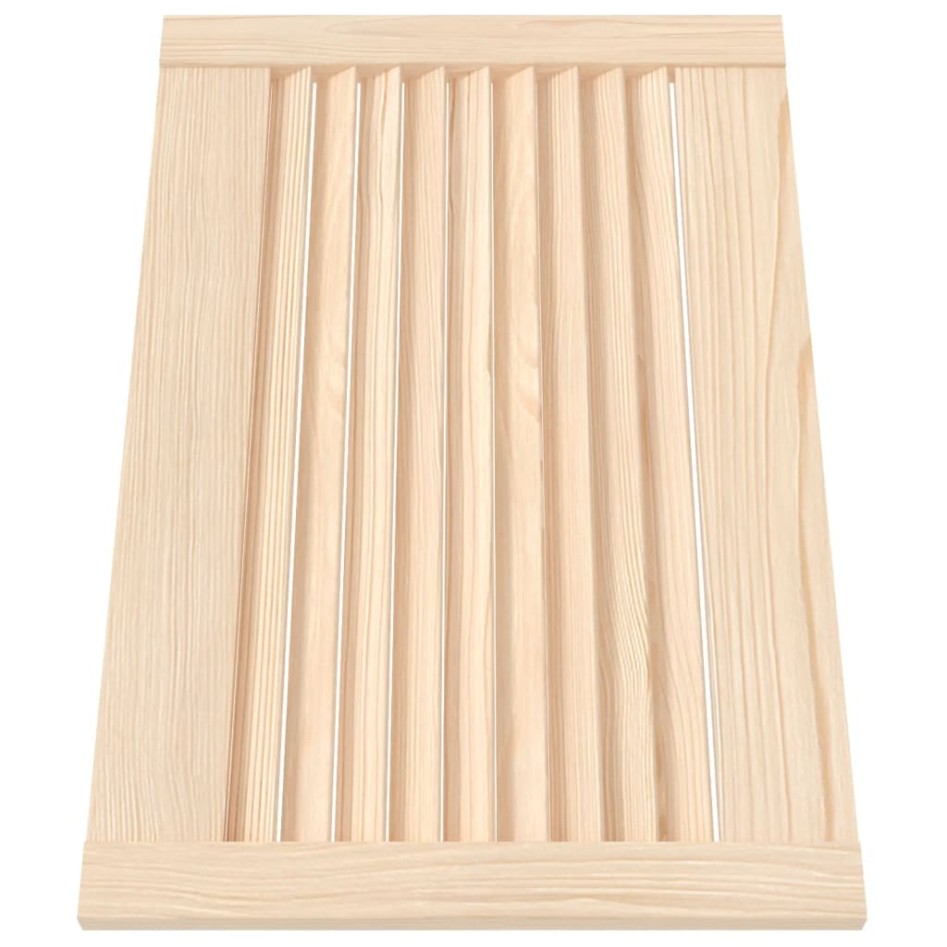 Puerta de armario de lamas 4 uds madera de pino 39,5x59,4