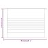 Puerta de armario de lamas 4 uds madera de pino 39,5x59,4