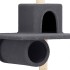Rascador para gatos con postes de sisal gris oscuro 168