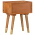 Mesita de noche de madera maciza de mango 43x30x58