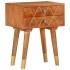 Mesita de noche de madera maciza de mango 43x30x58