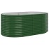 Jardinera arriate acero recubrimiento polvo verde 175x100x68