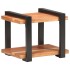 Mesita de noche de madera maciza de acacia 50x40x40
