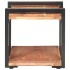 Mesita de noche de madera maciza de acacia 50x40x40