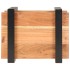 Mesita de noche de madera maciza de acacia 50x40x40