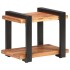 Mesita de noche de madera maciza de acacia 50x40x40