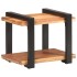 Mesita de noche de madera maciza de acacia 50x40x40