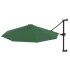 Sombrilla de pared con barra de metal verde 300