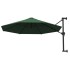 Sombrilla de pared con barra de metal verde 300