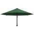 Sombrilla de pared con barra de metal verde 300