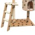 Rascador para gatos poste rascador de sisal 150cm huellas