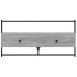 Mueble TV de pared madera ingeniería gris Sonoma 100,5x30x51