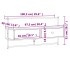 Mueble TV de pared madera ingeniería gris Sonoma 100,5x30x51