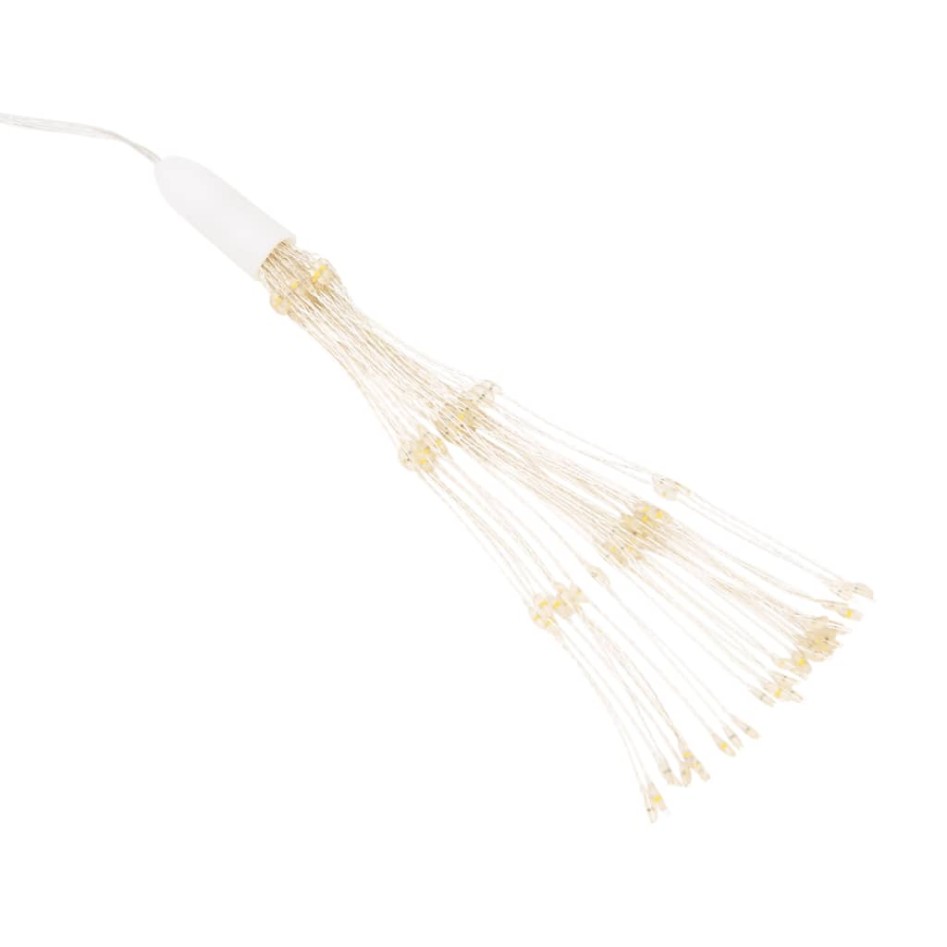 Luces de Navidad de estrellas 8 uds 140 LED azul 17