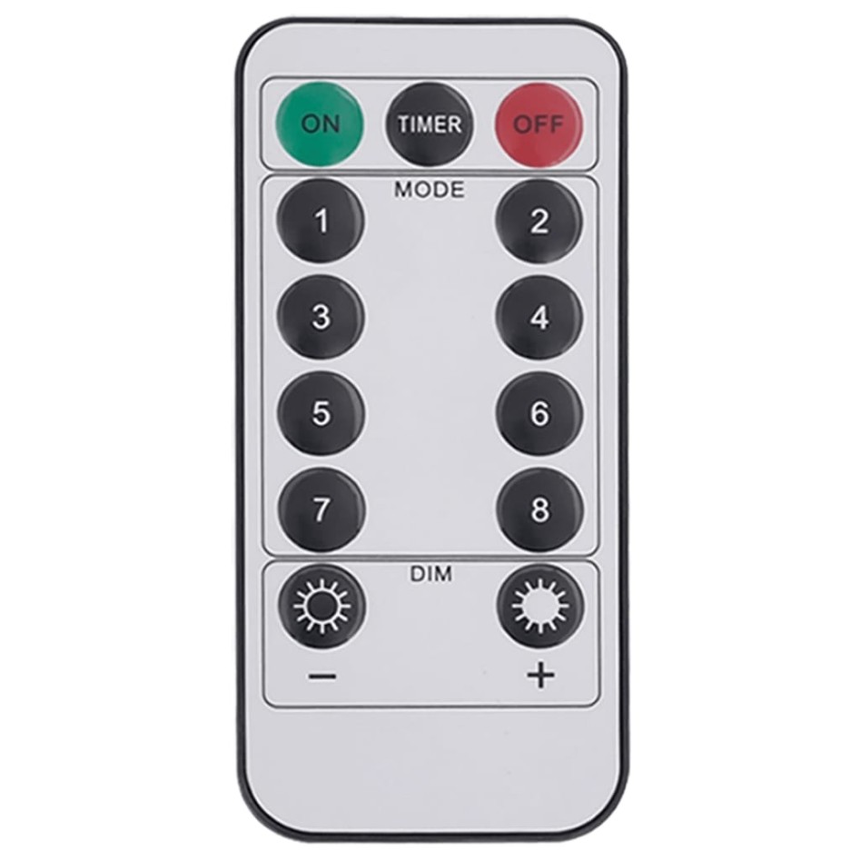 Luces de Navidad de estrellas 8 uds 140 LED azul 17