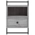 Mesitas de noche de pared 2 unidades gris Sonoma 40x30x61