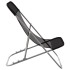 Silla de playa plegable 2 uds acero recubierto textilene