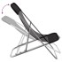 Silla de playa plegable 2 uds acero recubierto textilene