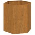 Jardinera de acero corten oxidado 40x40x45