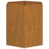 Jardinera de acero corten oxidado 40x40x45