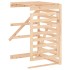 Extensión para cobertizo de cubos de basura madera maciza