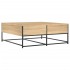 Mesa de centro madera de ingeniería roble Sonoma 100x99x40