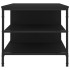 Mesa de centro madera contrachapada negro 100x50x45